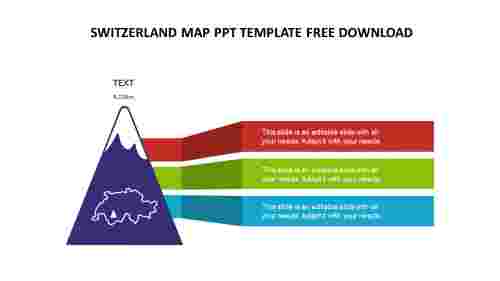 switzerland map ppt template free download